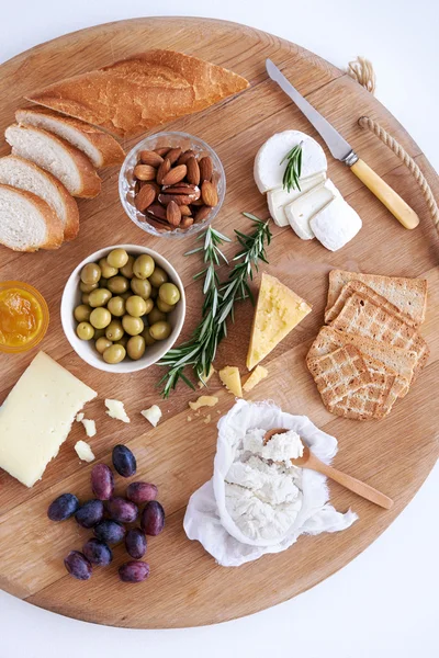 Perfect cheese platter — Stock Photo, Image