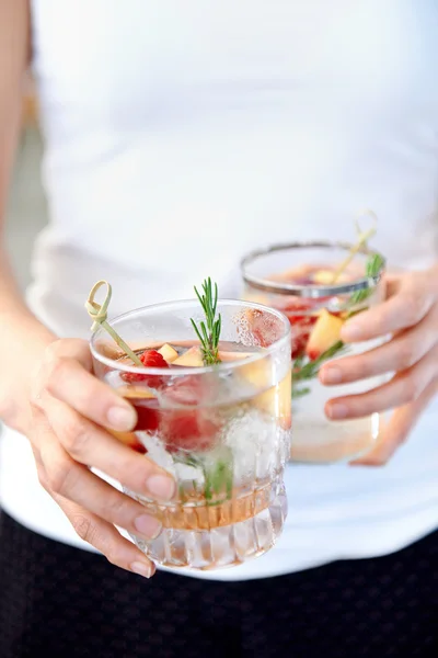 Fruity refreshment drinks — Stock Photo, Image