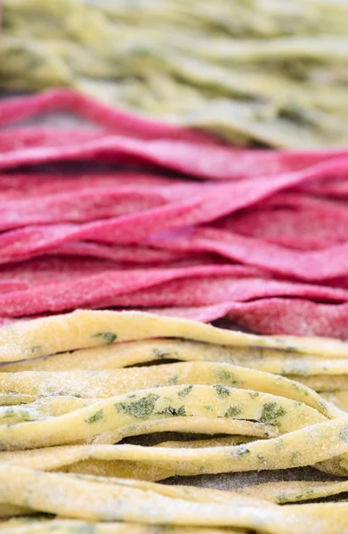 Raw home hand made pasta — Stock Photo, Image