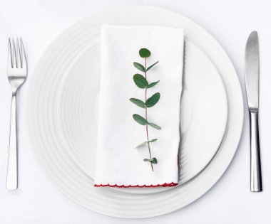 Simple dinner setting