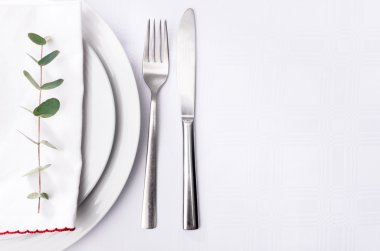 Simple dinner setting