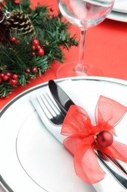 Kırmızı Noel tablo ayarı