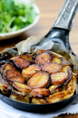Tavada patates Tarte Tatin