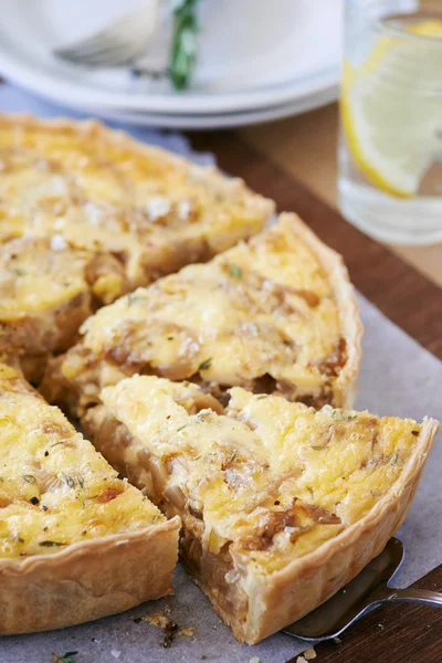 Quiche Primer plano — Foto de Stock