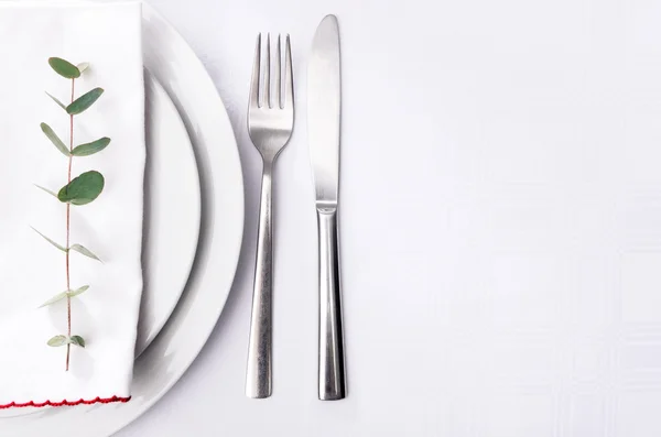 Cenário jantar simples — Fotografia de Stock