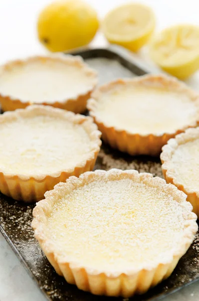 Leckere Zitronenkuchen — Stockfoto