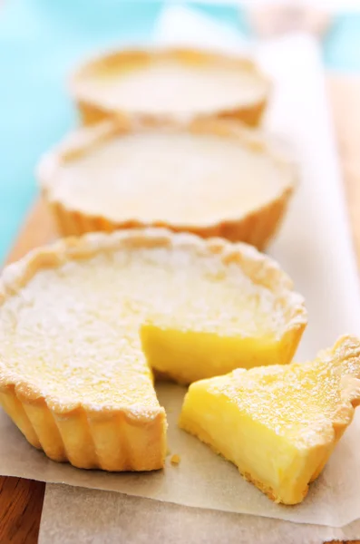 Deliziose crostate di limone — Foto Stock