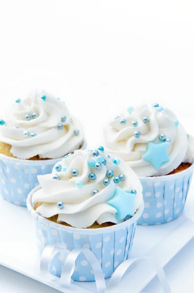 Baby shower muffins — Stockfoto