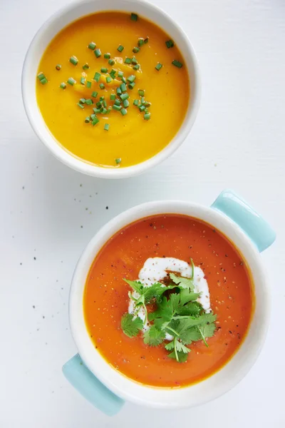 Assortment of soups — Stock Image Assortment of soups Stock Picture