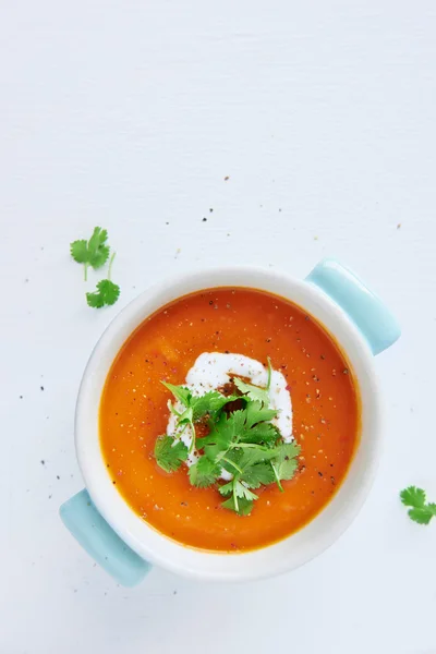 Roasted vegetable tomato soup — Stock Image Roasted vegetable tomato soup Stock Photo