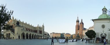 Grand Market Square, Krakow, Polonya