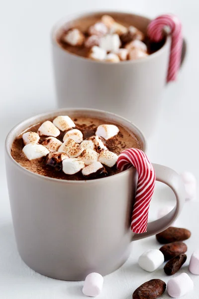 Caneca de chocolate quente — Fotografia de Stock