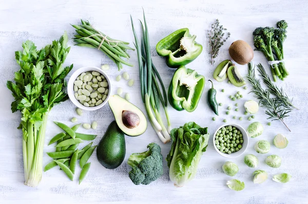 Verduras verdes saludables — Foto de Stock