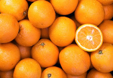 Orange background close up clipart