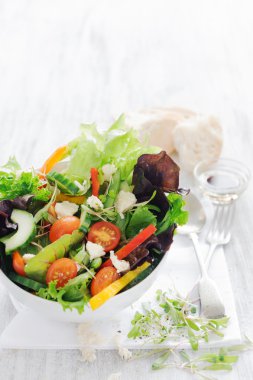 Taze lezzetli sağlıklı salata