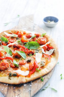Taze el yapımı pizza
