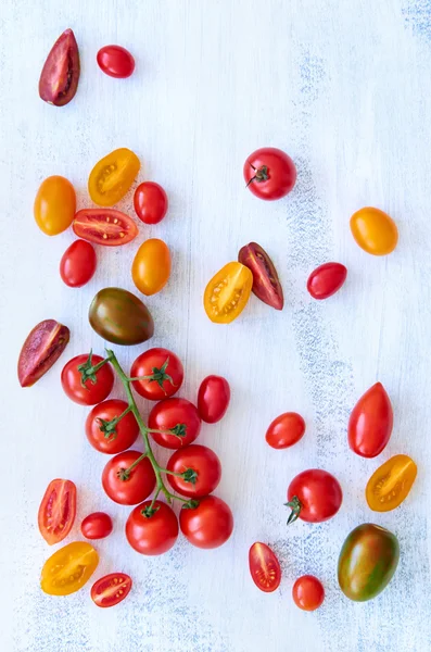 Coleta de legumes e frutas frescas — Fotografia de Stock