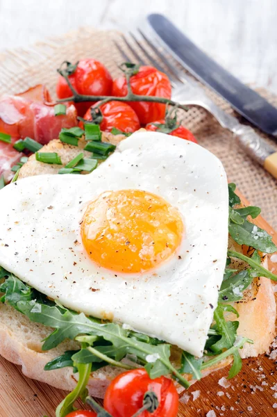 Sarapan besar dengan telur — Stok Foto