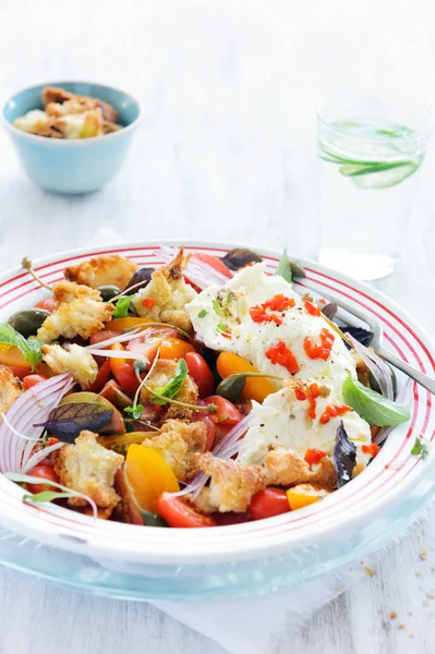 Salada de legumes com tomates — Fotografia de Stock