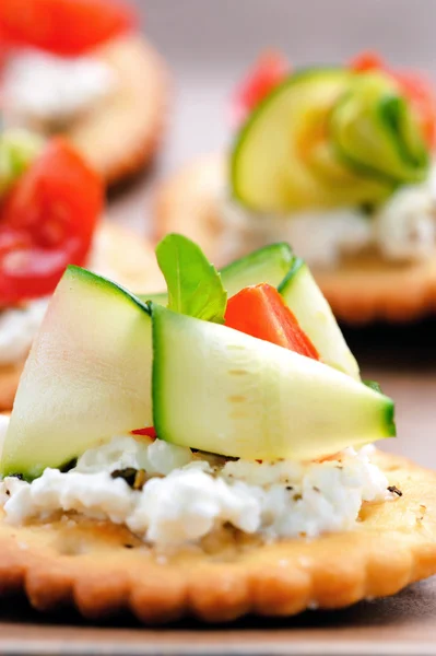 Vegetariska förrätter — Stockfoto