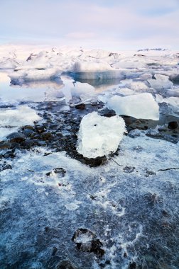 Jokulsarlon Lagoon in Iceland clipart