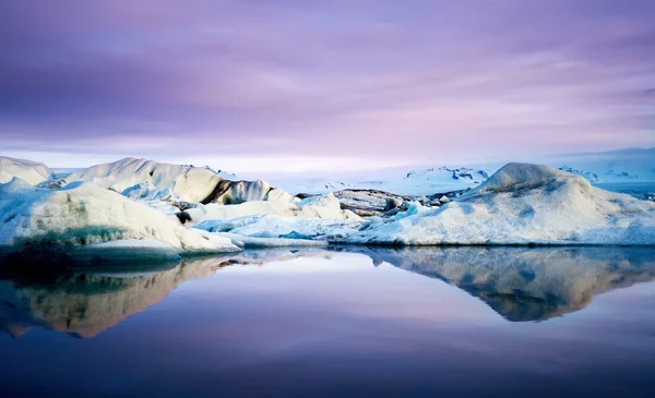 Jokulsarlon Lagoa na Islândia — Fotografia de Stock