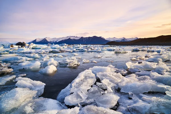 Glaciärlagunen lagunen på Island — Stockfoto