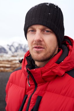 Açık havada yaşam tarzı etkin adam