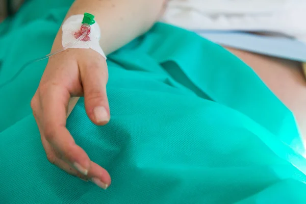 Vrouw rechts voor de bevalling in het ziekenhuis — Stockfoto