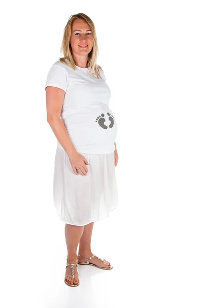 Έγκυος ξανθός — Φωτογραφία Αρχείου