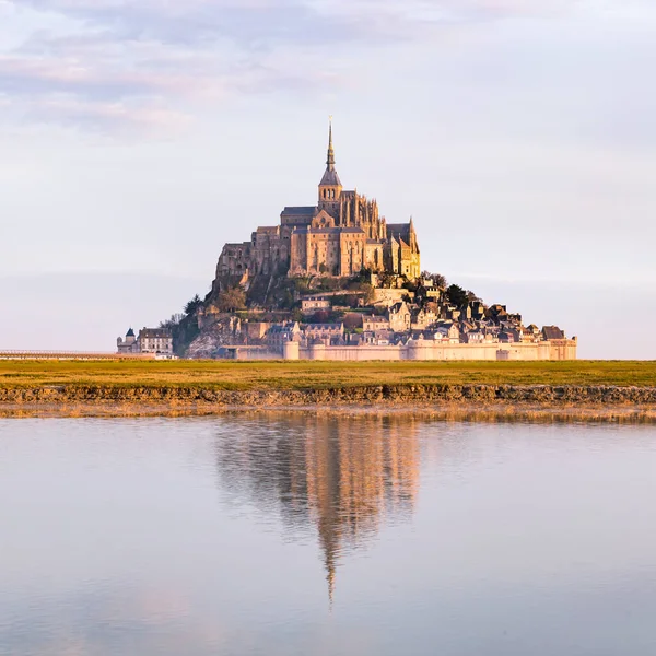 Mont Saint Michel Normandie Frankrike — Stockfoto