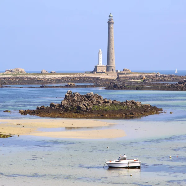 Ile Vierge and his lighthouse — Stockfoto
