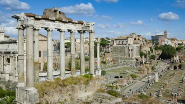 Φόρουμ Romanum Στη Ρώμη — Αρχείο Βίντεο