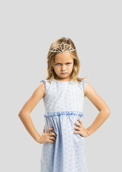 Princess making a sad face — Stock Photo, Image