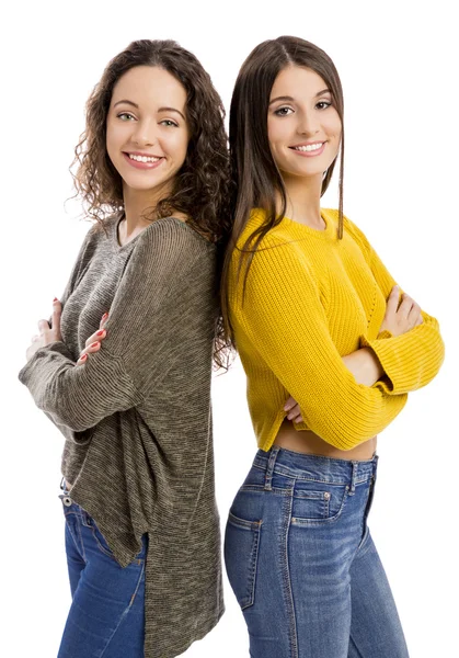 Két gyönyörű lányok — Stock Fotó