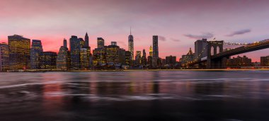 Alacakaranlık New York skyline