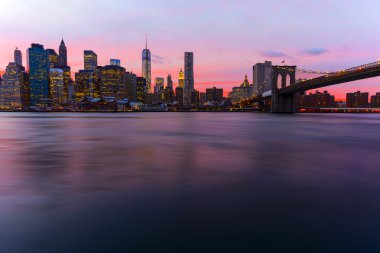 Alacakaranlık New York skyline