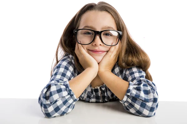 Niña con gafas — Foto de Stock