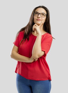 Güzel kadın düşünme