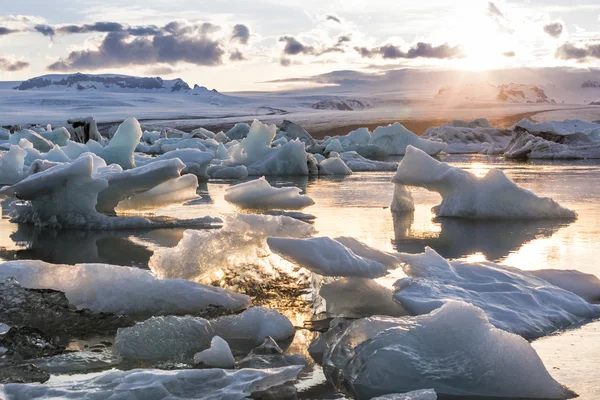 Jokulsarlon gleccser lagúna — Stock Fotó