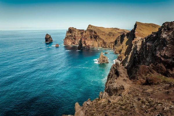 Bella Vista Sull Isola Madeira Ponta Loureno Portogallo — Foto Stock