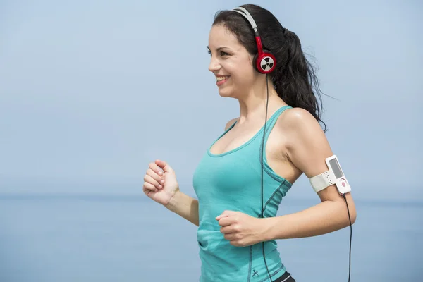 Woman jogging — Stock Photo, Image