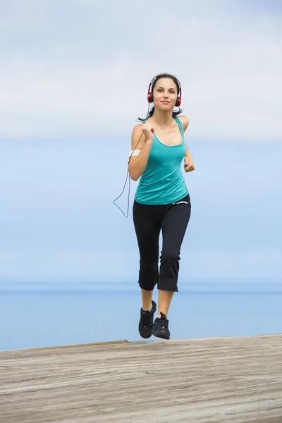 Mulher Jogging — Fotografia de Stock