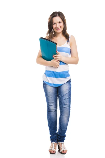 Young student girl — Stock Photo, Image