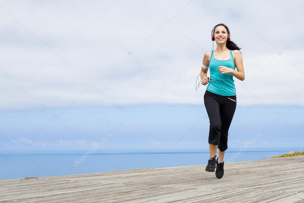 Woman jogging