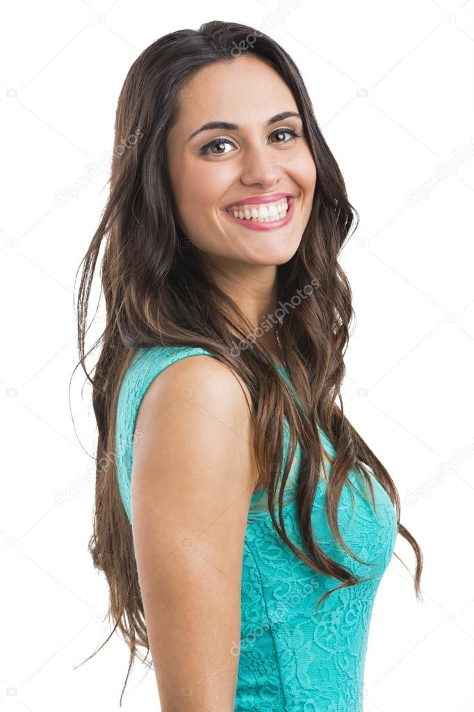 Beautiful woman smiling