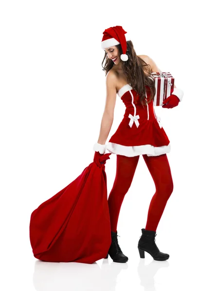 Santa Woman — Stock Photo, Image