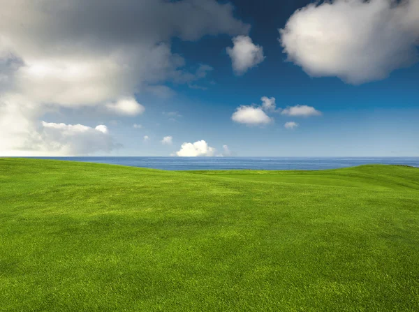 Красиві зелений пейзаж — стокове фото
