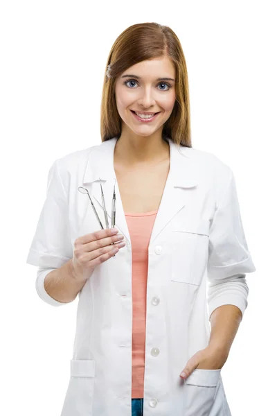 Female dentist — Stock Photo, Image