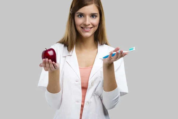 Female dentist — Stock Photo, Image